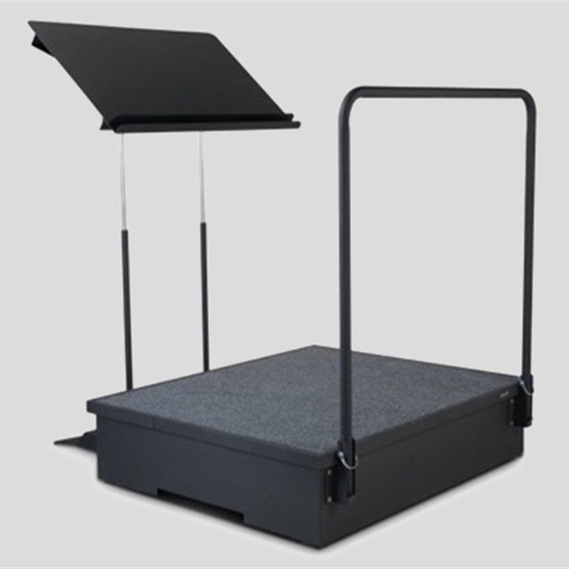 指挥谱台站台欧格思斯Alges双层金属双杆自锁阻尼谱架ACMS100s