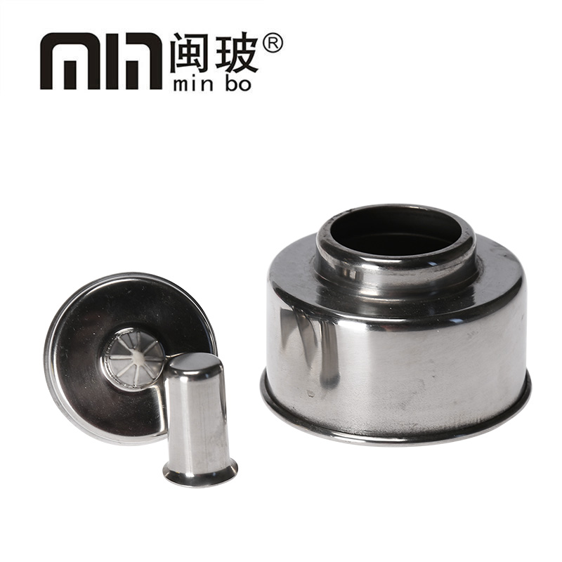 不锈钢酒精灯20密封金属酒精灯防爆酒精炉棉芯实验室加热