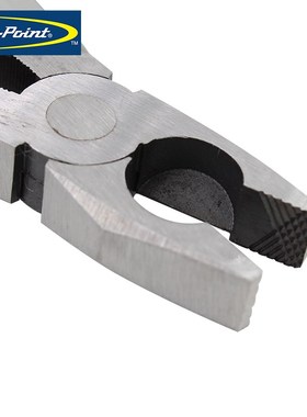 lue oint蓝点工业级多功能色柄钢丝钳老虎钳断线钳7寸