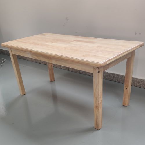 家用幼儿园长方形早教书桌实木桌椅装全橡木儿童学习桌人写字