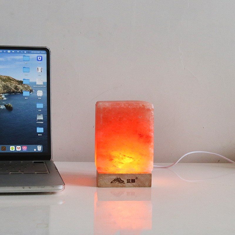 盐灯喜马拉雅天然盐灯USB充电氛围睡眠女生房间台灯床头小夜灯
