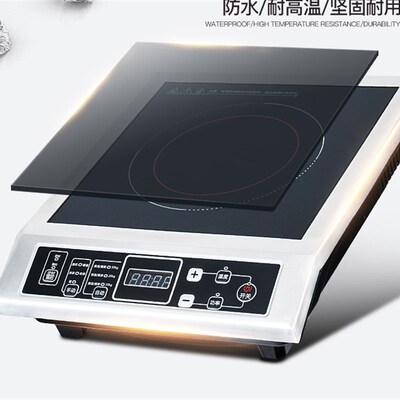 大功率电磁炉3500W商用不锈钢饭店猛火灶家用电池炉平面一体炉灶