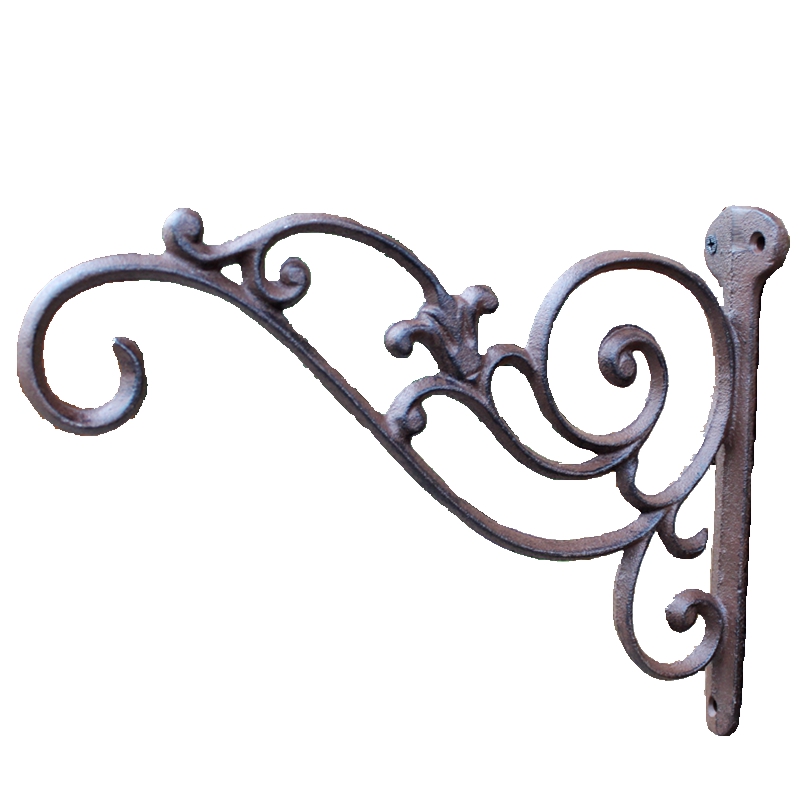 欧式铸铁工艺品铁艺挂钩大挂钩古典复古怀旧风格庭院花园吊蓝壁挂