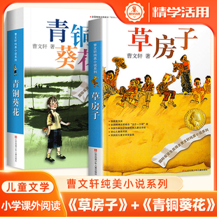 社纯美小说校园青少版 江苏凤凰少年儿童出版 三四五六年级名著小学阅读课外书籍童书 曹文轩草房子四年级下册阅读芦花鞋 青铜葵花正版