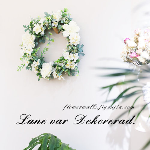 森系小新定制仿真假环婚礼艺家居墙壁装饰民宿门楣