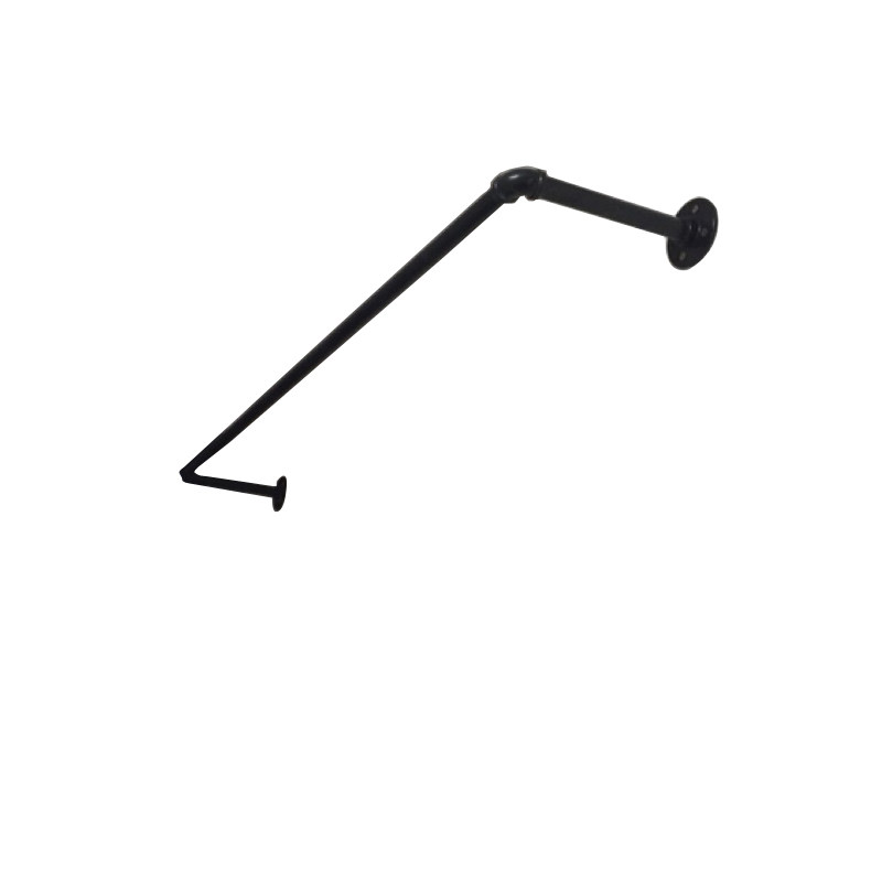 加厚阳台晾衣杆单杆顶装挂衣杆固定打孔衣架子晒衣架窗晒衣杆水管