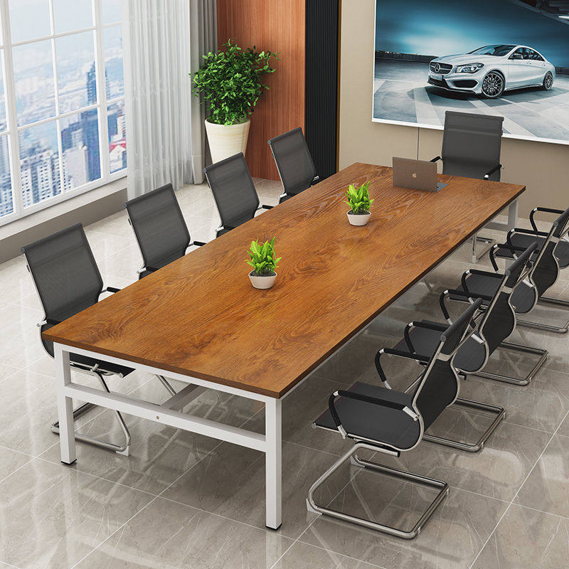 会议桌长桌培训桌长方形工作台洽谈长条桌打包桌职员办公桌子