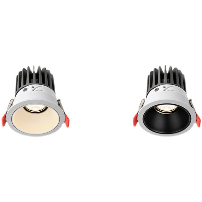 欧司朗深防眩窄边cob筒灯嵌入式洗墙灯家用无灯射灯led天花灯