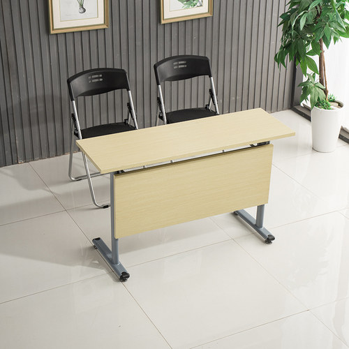 大小型会议室培训桌椅办公长形条桌折叠翻板桌现代