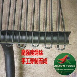 马粪粪叉叉子农用铲子工具牛粪钢叉齿碳钢兆镒抖音密齿捡马粪铲