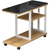 新疆西藏茶几带轮客厅沙发边柜扶手柜玻璃边几角