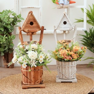 架空中吊饰幼儿园环创材料壁饰教室走廊装 饰田园风自然挂件森系