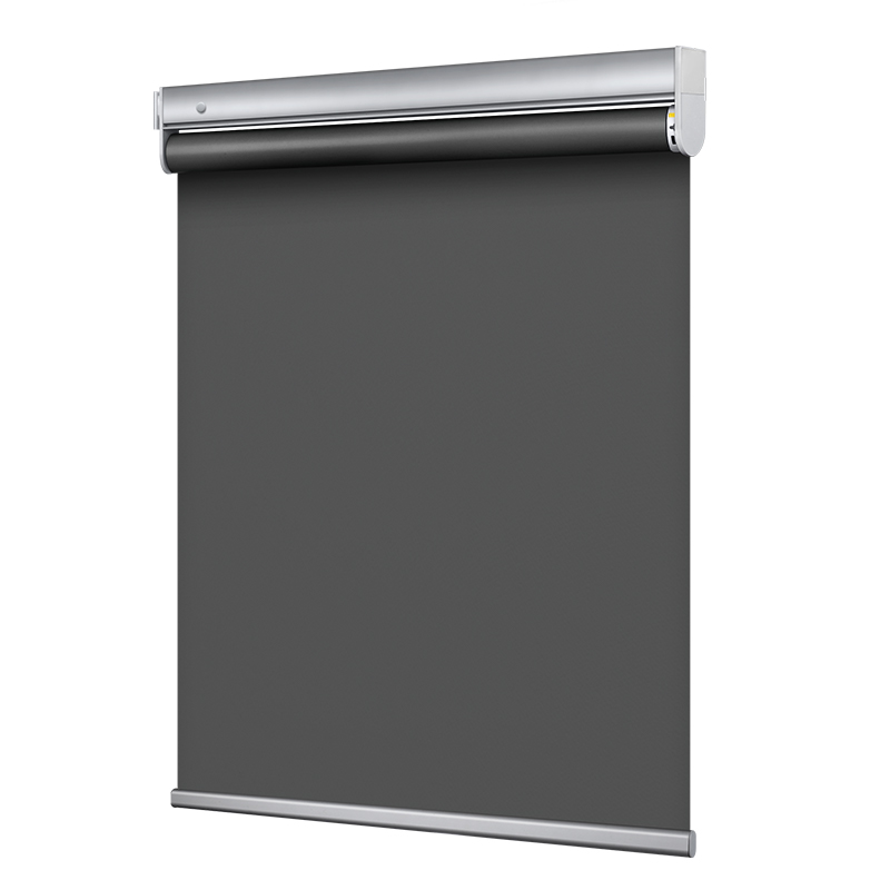 电动卷帘窗帘免打孔全遮光遮阳智能遥控自动升降办公室窗户遮挡帘