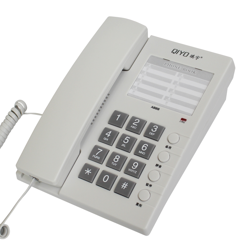 宾馆客房酒店电话机内部线专用座机定制公司办公前台琪宇