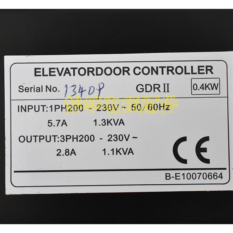 电梯配件 西尔康门机变频器RCF1 GDRII B-E10070664 秒发