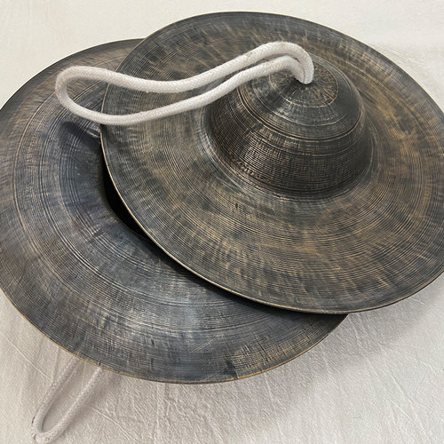 青铜老式旧铜镲二帽黑铜镲大帽2 2 28 30 32公分中帽钹草帽钗