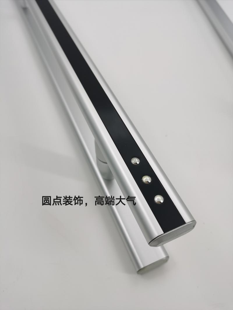 色玻璃门拉手 商铺大门把手 办公室隔断门木门拉手对装扶手