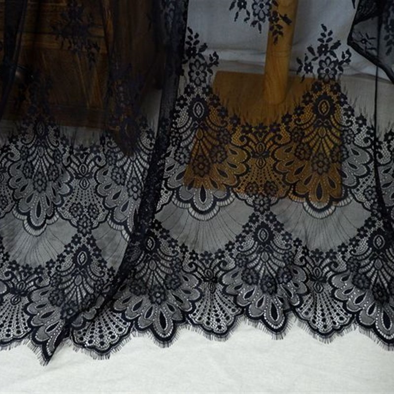 宽CM法单出口精美须须蕾丝面料DIY服饰窗帘装饰婚庆布置辅料
