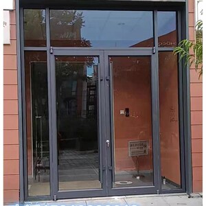 北京肯德基门店铺进户门铝合金感应门感应门断桥铝门