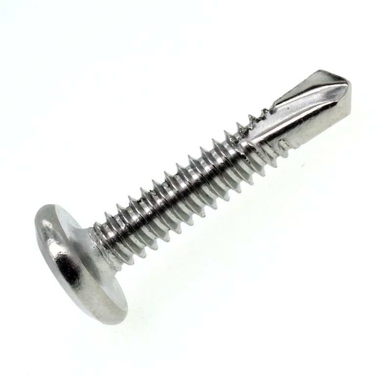 攻钢板M5.5M6.3不锈钢410平圆头内六角钻尾自攻自钻燕尾螺丝钉