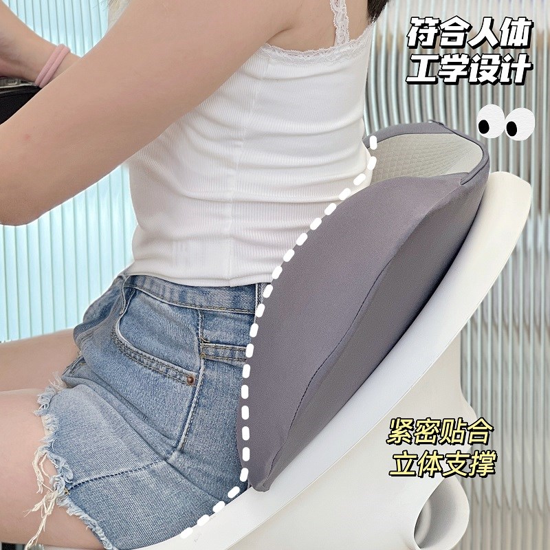 加厚腰靠枕车载靠垫护腰学生上班族久坐垫子午休午睡趴睡枕头卧室