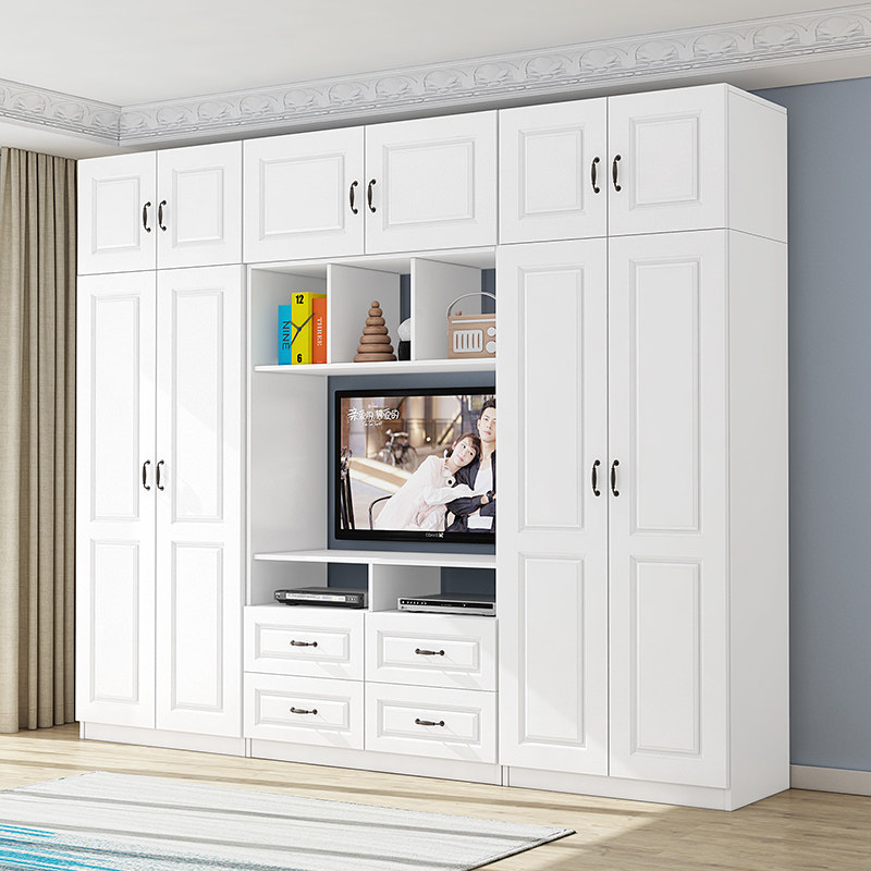 定制带电视柜一体卧室柜子背景柜家用客厅实木电视墙壁柜,住宅家具,电视柜,淘宝优惠券,粉丝福利购,淘宝优惠卷