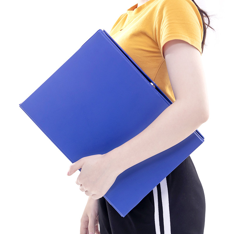 个装磁扣文件盒档案盒加厚带铁夹凭证盒人事资料盒 定制