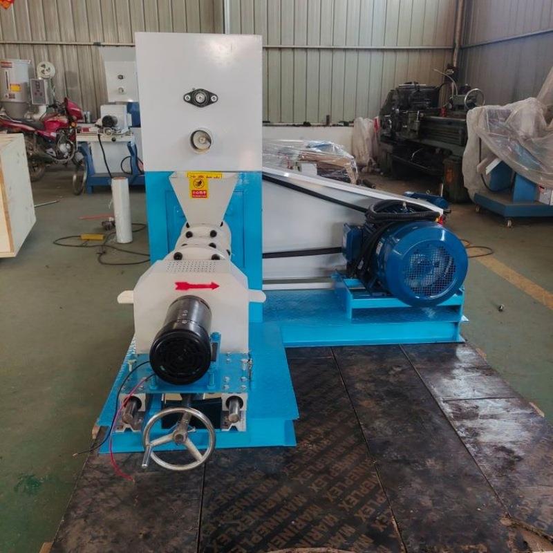 水产鱼虾蟹饲料制粒机多用途狗粮猫粮膨化机豆粕玉米粉膨化机