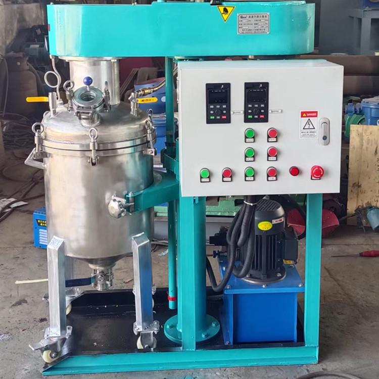 美缝剂调料设备环氧彩砂聚脲美缝剂搅拌设备实验室真空搅拌机