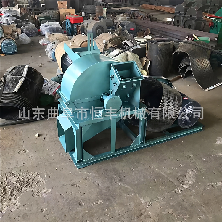 420型木材粉碎机木屑机双进料口食用菌菇粉碎机树枝粉碎机