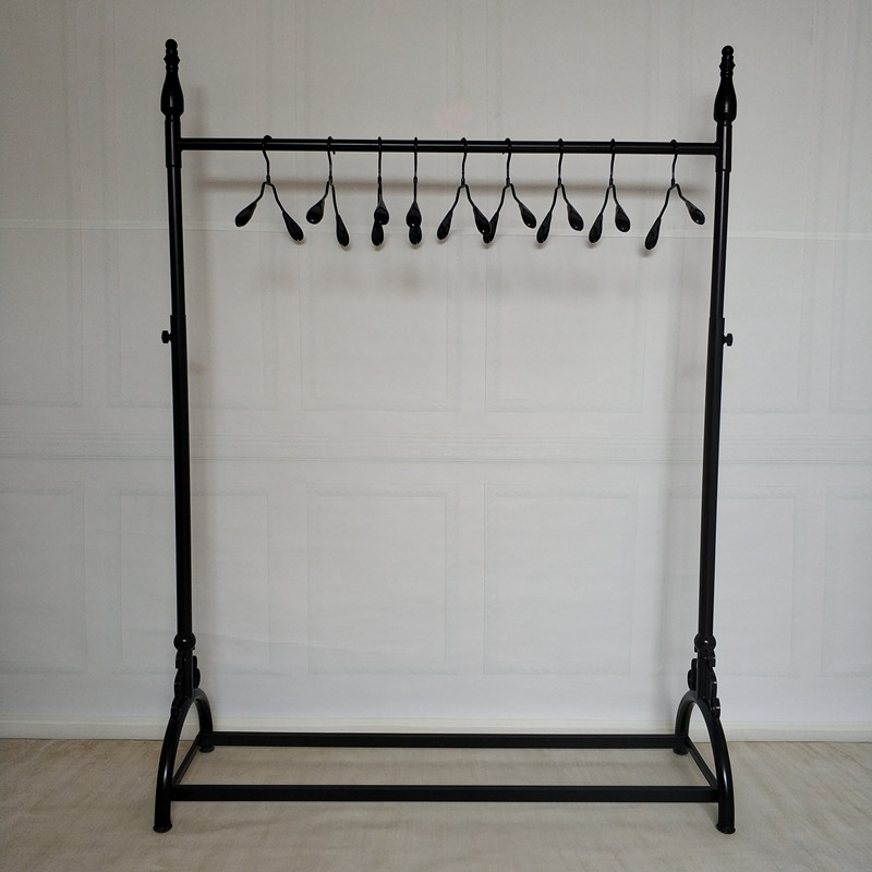 欧式服装展示架店铺货架专用伸缩中岛装饰落地式女装儿童装挂衣架