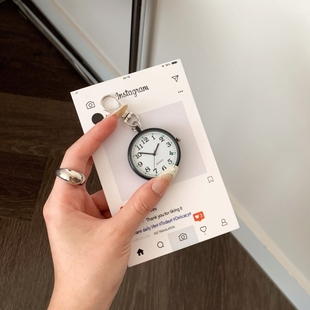 学生党公务员考试专用初高中小众怀表简约轻奢创意高级感石英手表
