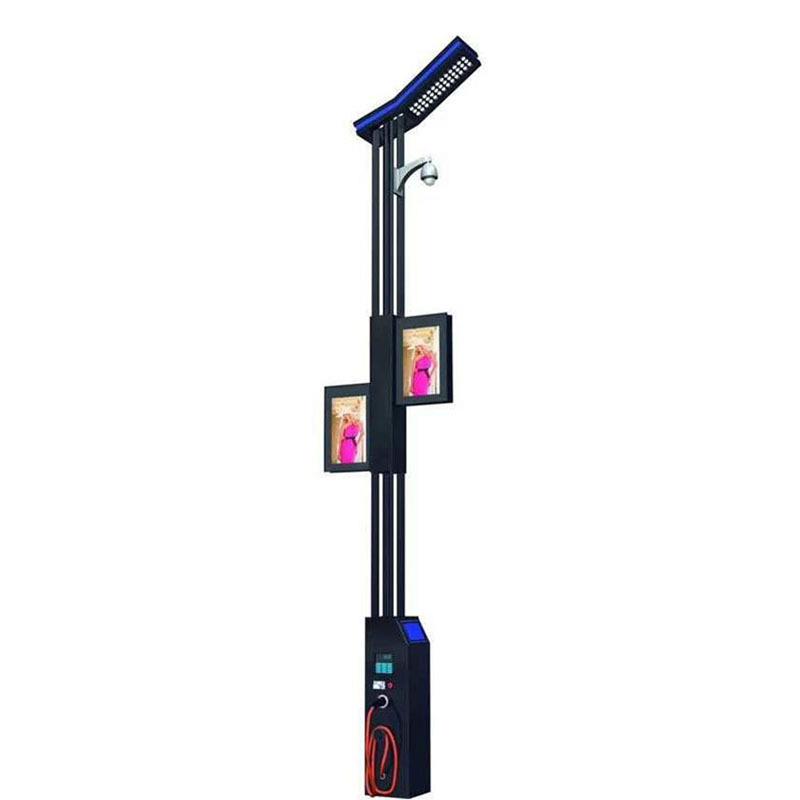 灯杆屏智慧灯杆屏路灯充电桩环境监Pm值控数字标牌4G5G基站