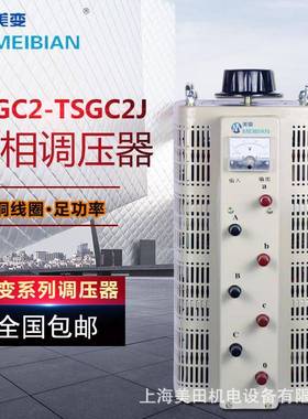三相接触式调压器TSGC2-9kva输入380V可调0-430V可调节