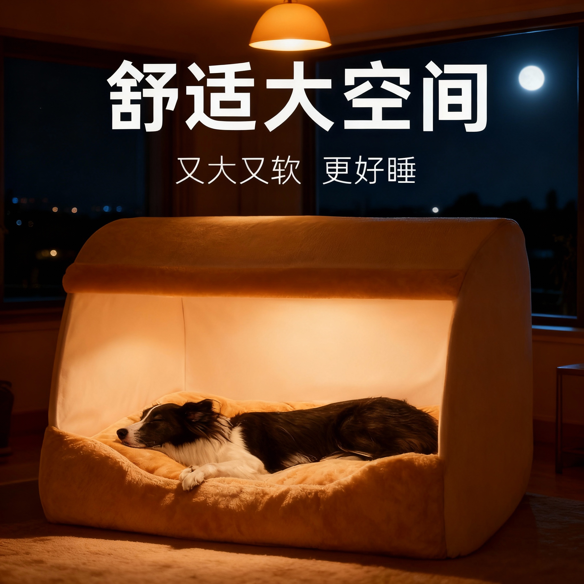 狗窝冬季保暖半封闭四季通用可拆洗安全感狗屋狗房子小型中大型犬