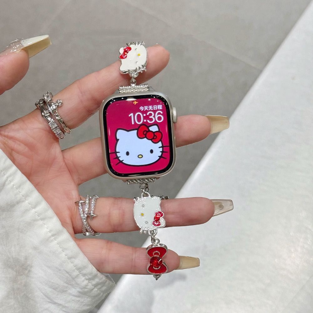 苹果手表红宝石凯蒂猫表带