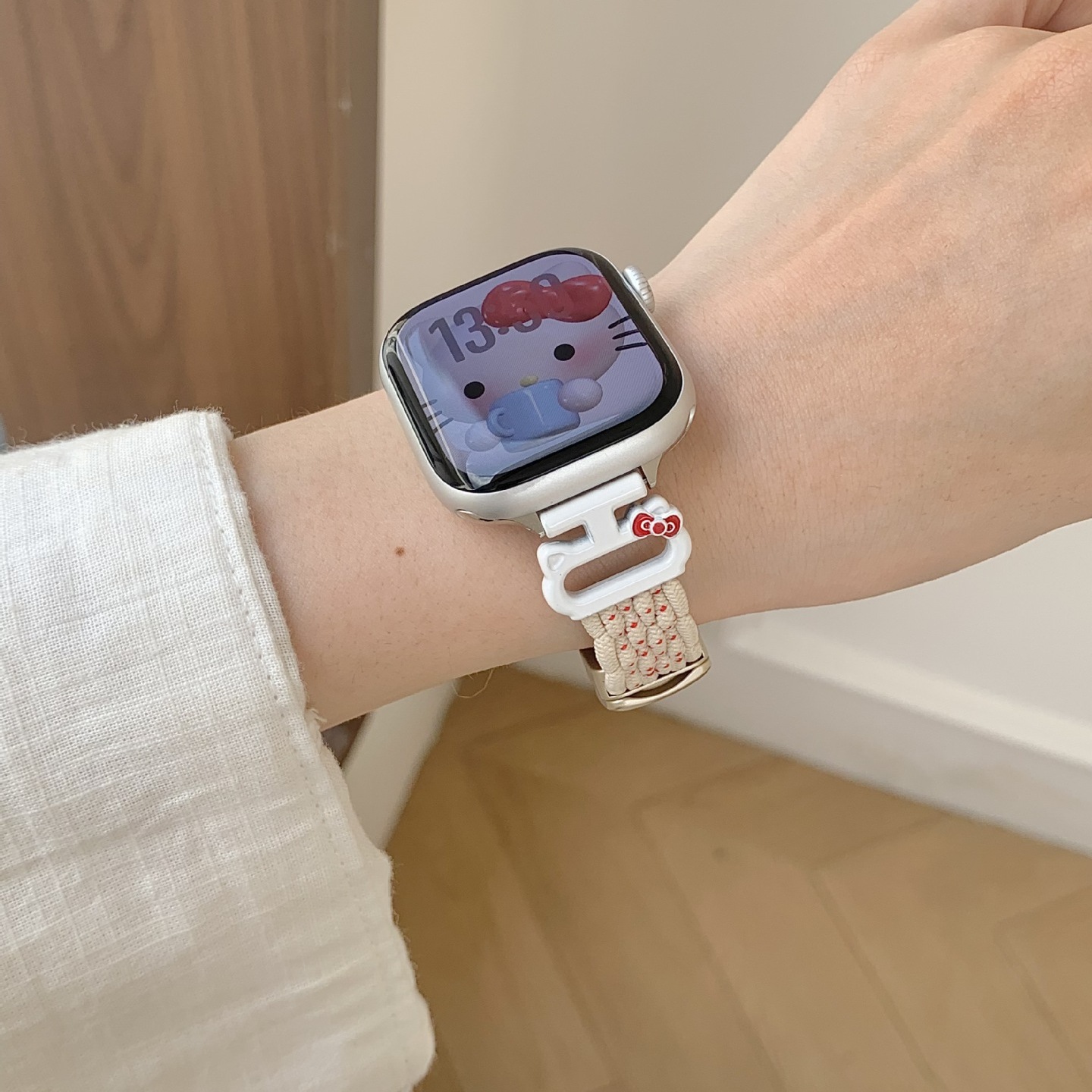 KT尼龙运动编织磁吸苹果手表表带