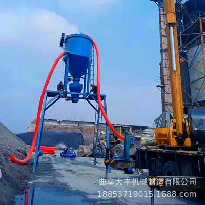 辽宁电厂干灰清理负压输送机自吸式散水泥装运输送机气力吸灰机