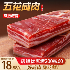 咸肉腌笃鲜五花肉上海腩南风肉风干五花咸肉腌猪肉咸菜饭特产腊肉