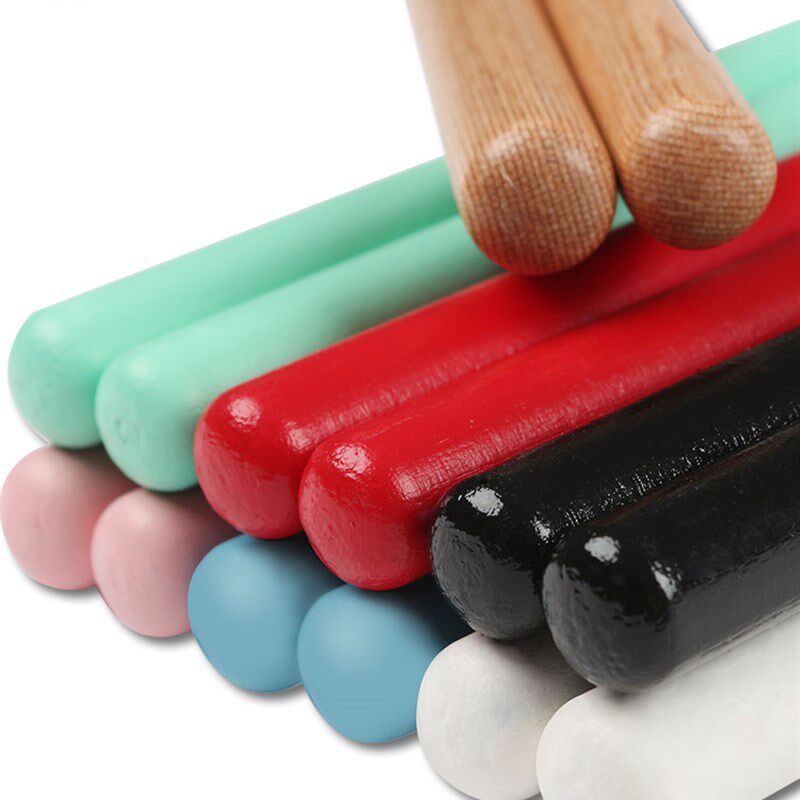 n架子鼓鼓棒耐打掉漆爵士鼓鼓槌儿童练习胡桃木