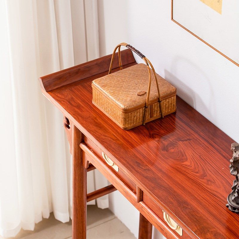 梨木条案中式刺猬紫檀翘头案玄关桌全实木香案佛台红木供桌家用,住宅家具,供桌,淘宝优惠券,粉丝福利购,淘宝优惠卷