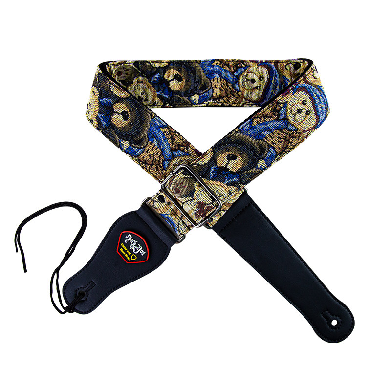 民谣吉他男生背带刺绣木吉他带子电吉他背带肩带斜挎个性女生