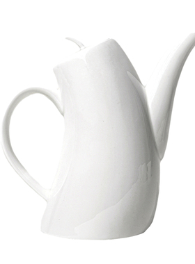 一匚现代极简样板间创意白色陶瓷茶具茶杯售楼处酒店会所茶几饰品