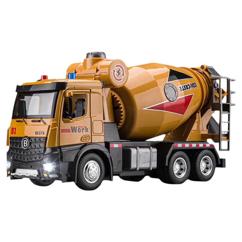 佳都超大号儿童搅拌车合金混凝土水泥工程车翻斗挖掘机车