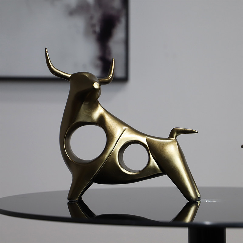 古铜牛新树脂现代牛转乾坤玄关酒柜家居软装工艺饰品,家居饰品,装饰摆件,淘宝优惠券,粉丝福利购,淘宝优惠卷