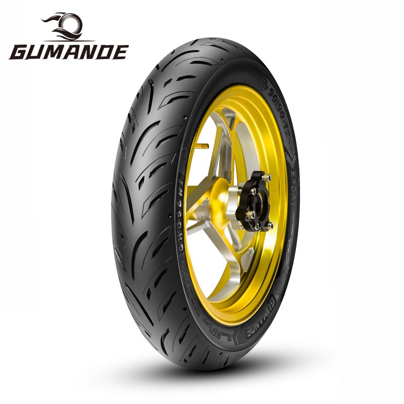 固满德GT01踏板摩托车12寸轮胎防滑半热熔小牛电动车10寸真空外胎