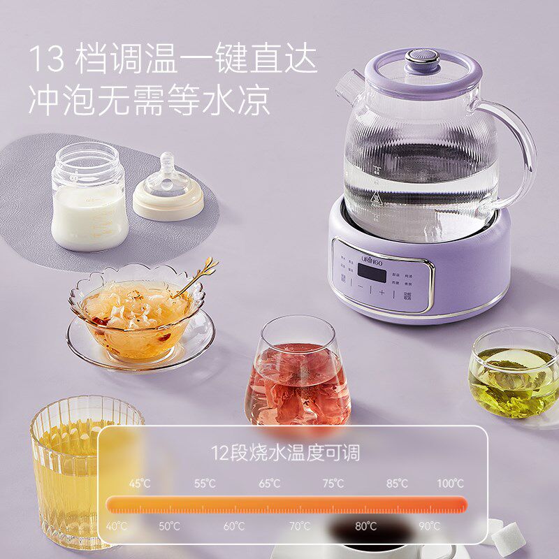 七彩叮当养生壶小型办公室全无胶水烧水茶壶
