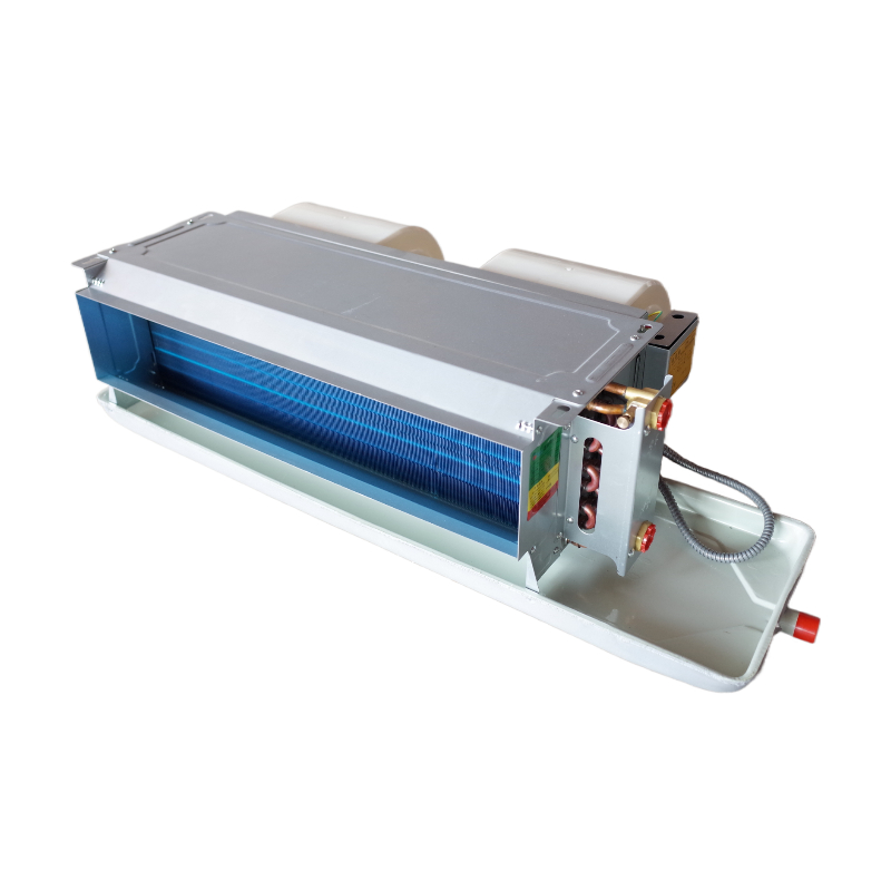 风机盘管卧式暗装中央空调水冷暖空调商家用新风B静音蜗壳涡轮