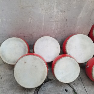 批寸锣鼓牛皮堂鼓幼儿园表演腰鼓儿童面鼓白皮扁鼓