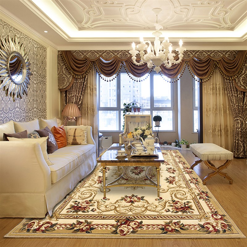 大地毯客厅垫 欧式茶几垫床边沙发卧室满铺 门垫长方形家用地垫